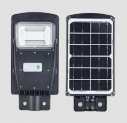 LAMPARA CALLE SOLAR 8W/20W LED 6000K CON RADAR SENSOR