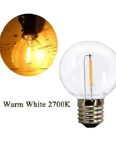 [BUL-1W-3K/E27] BULBO 1W FILAMENTO PARA CUERDA