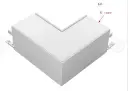 CONECTOR L PARA LINEAL 7575 4000K BLANCA
