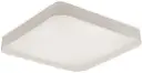 LAMPARA CUADRADA DE TECHO BORDE BLANCA 3CCT