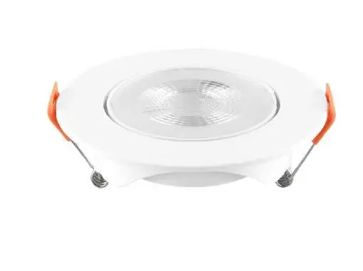 [EMB-PL-RD-8W-6K] EMBUTIDA PLASTICA REDONDO 8W 6000K DIRIGIBLE