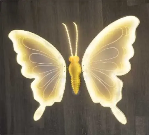 [JAR-MARIPOSA/14W-WW] FIGURA MARIPOSA PARA JARDIN