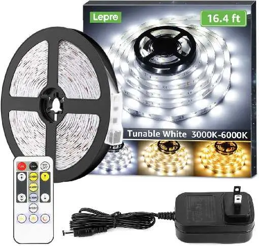 [KIT-CINT-SMD/RUN-3K-24V] KIT DE CINTAS ADES SMD 120 LED/M WW (3000K) CON TRANSFORMADOR 24V