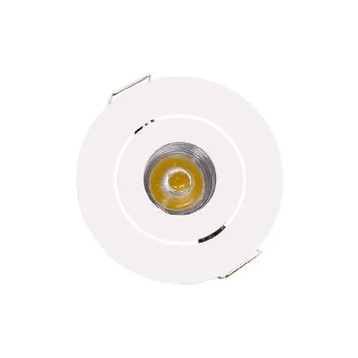 [LAMP-MR11-3W-WW/COB] LAMP 3W WW CARCAZA BLANCA