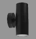 LAMPARA DE PARED  IP65 2 XGU10  NEGRO