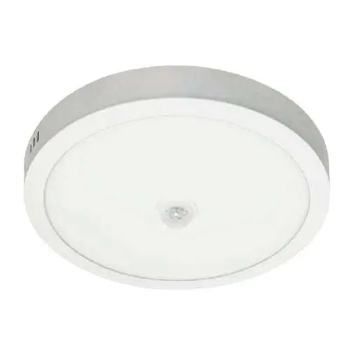 [PBF-225-RD-3CCT/SEN] LAMPARA DE TECHO REDONDA 18W 3CCT CON SENSOR