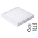 LAMPARA DE TECHO CUADRADA 24W 3CCT