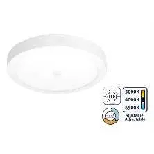 LAMPARA DE TECHO REDONDA 24W 3CCT CON SENSOR