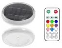LAMPARA SOLAR RGB  PARA PISCINA CON CONTROL