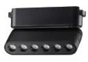 LAMP DE RIEL NEGRO ULTRA DELGADA 6W 24V 3CCT