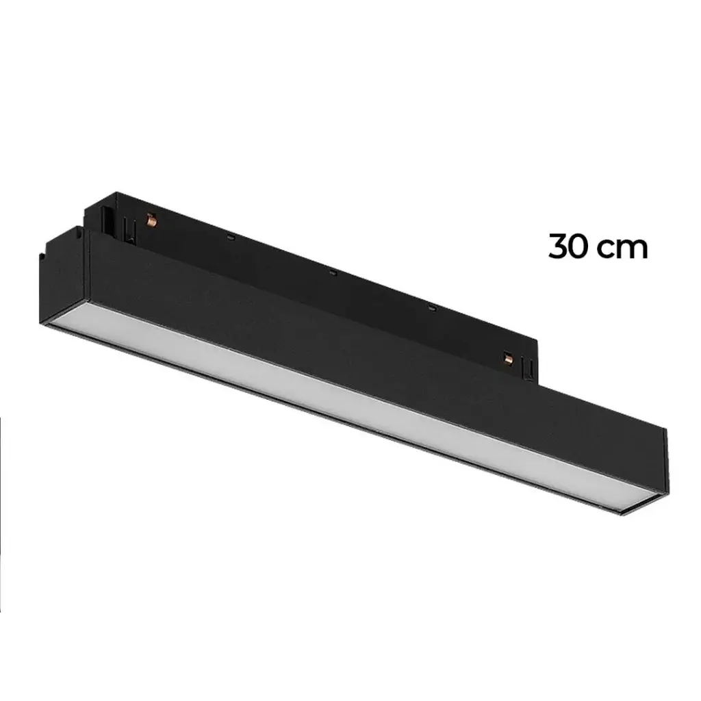 [TRC-MAG-F300-10W-3K/NG] LAMP DE RIEL MAGNETICO 10W 48V 3000K