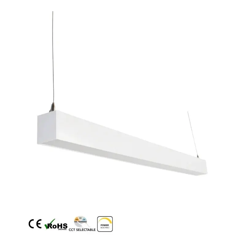 [LIN-5070-40W-BL-4CCT] LINEAL COLGANTE 1.2 MT 40 W CARCASA BLANCA 